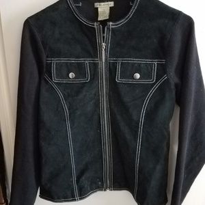 5 for 15! Escapade Suede and Knit Light Jacket